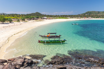 Fototapeta na wymiar Lombok beach, indonesia