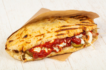 Delicious greek pita