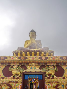 Buddha Park of Ravangla City, Sikkim State in India, 15th April, 2013