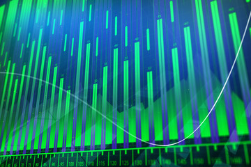 Abstract forex chart wallpaper