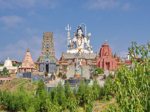 Ramayana Hindu God statue in Namchi City, Sikkim State in India, 15th April, 2013