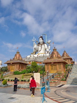 Ramayana Hindu God statue in Namchi City, Sikkim State in India, 15th April, 2013
