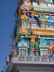 Fototapeta na wymiar Hindu Temple in Namchi City, Sikkim State in India, 15th April, 2013