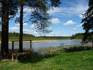 River in the Russian hinterland