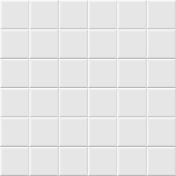 White ceramic tile seamless pattern. Vector background.