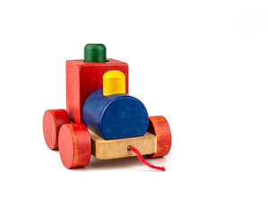 Wooden toy car