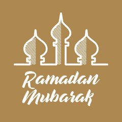 Fototapeta na wymiar Vector of Ramadan Background. Graphic Art 