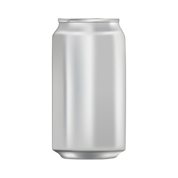 Mock up template aluminum can for design of beverages.
