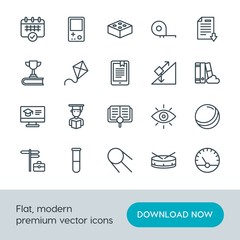 Modern Simple Set of science, education, kids and toys Vector outline Icons. Contains such Icons as  star,  cosmos,  childhood,  choice and more on white background. Fully Editable. Pixel Perfect.