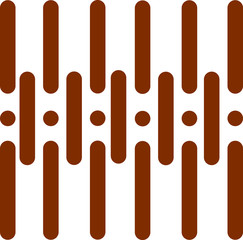 pattern with dot and long line