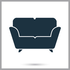Couch simple icon