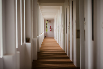 Walkway in the hotel