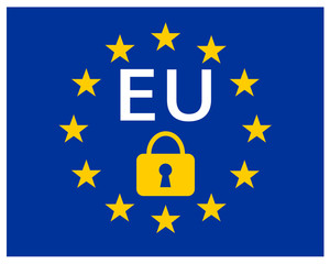 ヨーロッパ　プライバシー保護　GDPR - obrazy, fototapety, plakaty