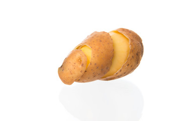 Raw potato food . Fresh potato