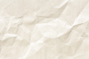 Obraz premium Crumpled old brown paper texture 