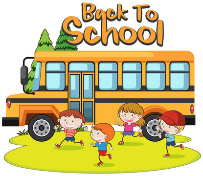 Back to School and Bus Template