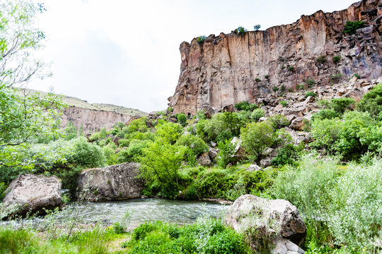 Melendiz stream in gorge of Ihlara Valley