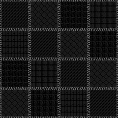 patchwork background with different patterns 