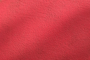 Red grunge texture cement wall. copy space