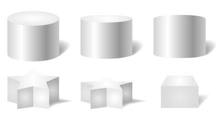 stage vector on white background