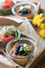 ブルーベリーのフレンチトースト