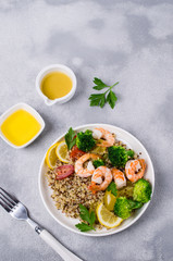 Quinoa salad with vegetables