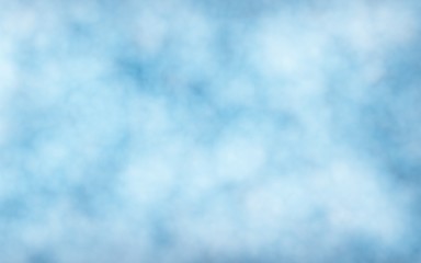 Background of abstract white color smoke isolated on blue color background. The wall of white fog