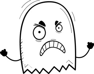 Angry Cartoon Ghost