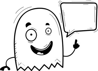 Cartoon Ghost Talking