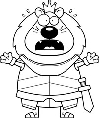 Scared Cartoon Lion King Armor