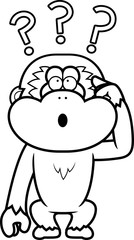Cartoon Stupid Gibbon