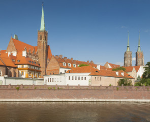 Poland, Lower Silesia, Wroclaw, Collegiate Church of the Holy Cross
