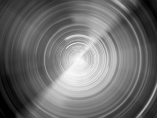 Glowing spin blur black and white texture