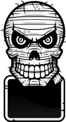 Mummy Sign Illustration