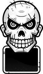 Zombie Sign Illustration