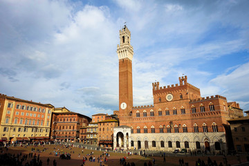Obraz premium Piazza del Campo Siena