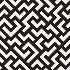 Vector seamless pattern. Modern stylish abstract texture. Repeating geometric tiles