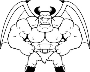 Cartoon Demon Confident