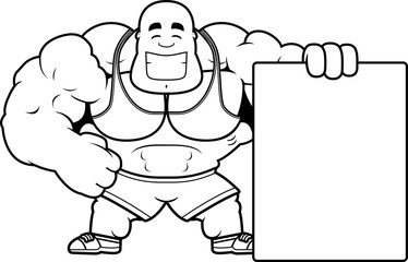 Cartoon Trainer Sign