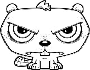 Mad Little Cartoon Beaver