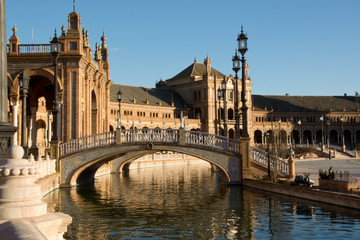 Naklejka na ściany i meble the beautiful Seville, in the south of Spain