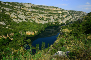 Fototapeta na wymiar KRKA Nationalpark, Roskji slap, Kroatien