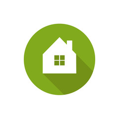 Green house icon
