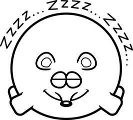 Cartoon Mouse Sleeping