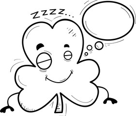 Cartoon Clover Dreaming