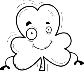 Cartoon Clover Smiling