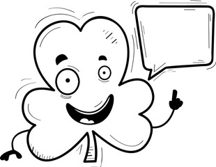 Cartoon Clover Talking