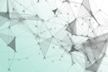 Light polygonal background