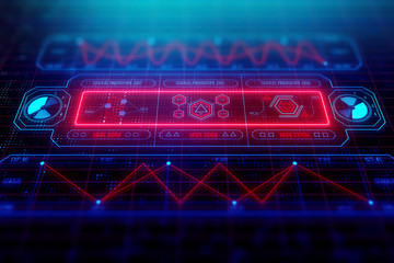 Future, innovation and futuristic concept