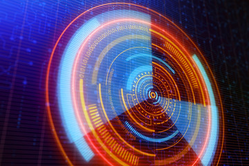Future, innovation and science concept